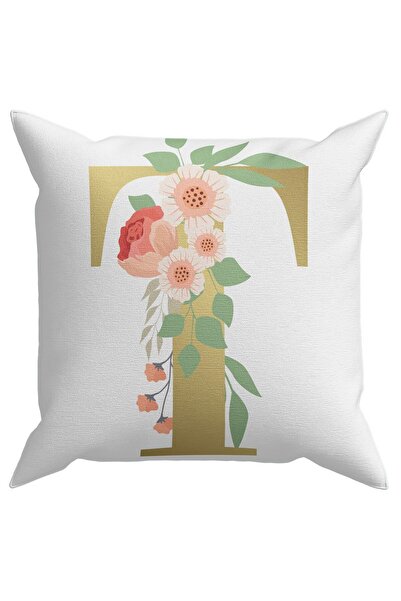 Evdek Husă de pernă cu literă aurie (T).