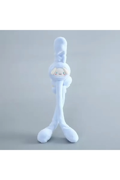 MJ TOYS Kulakları Hareket Eden Sesli Peluş Kuromi Sanrio Pom Purin Cinnamorol...