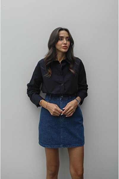 Havoş Námořnická modrá košile Selleck Basic