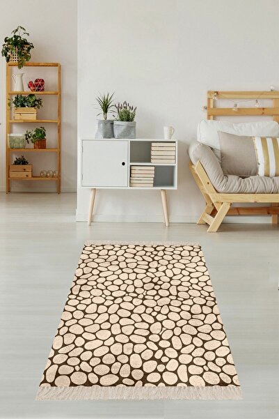 uygun dekor Taş Döşeme Desenli Modern Dijital Baskı Yıkanabilir Kaymaz Taban ...