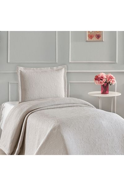 Solinas Collection Единично покривало за легло от норка Soldi Fiori