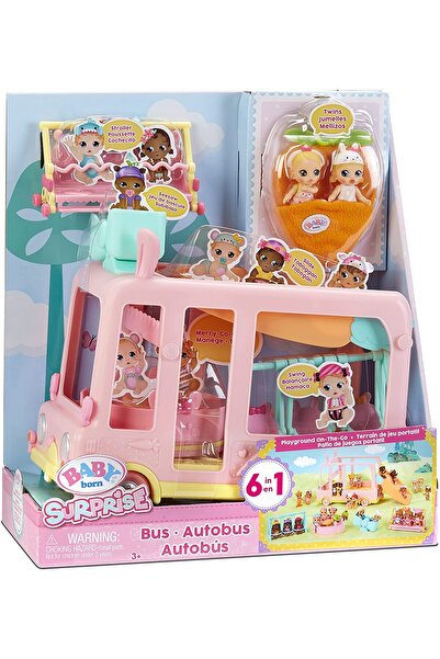 BABY born حافلة مفاجأة للأطفال الصغار
