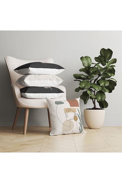 Evdek Set de perne abstracte din 4 piese - Ds81