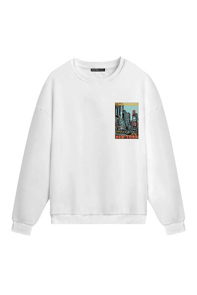 Mounte Bianca Unisex Time Square - Κανονικό φούτερ