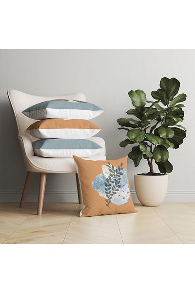 Evdek Set de huse de pernă botanice din 4 piese - DS12