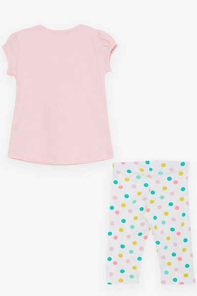 Breeze Girl's Capri Tights Set Cute Little Friends Themed 1.5-5 Years, Pink