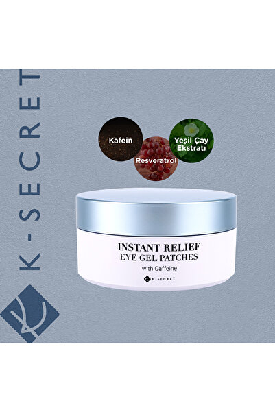 KSECRET Instant Relief Eye Gel Patches (CAFFEINE) 60 adet - Kafein İçeren Göz...