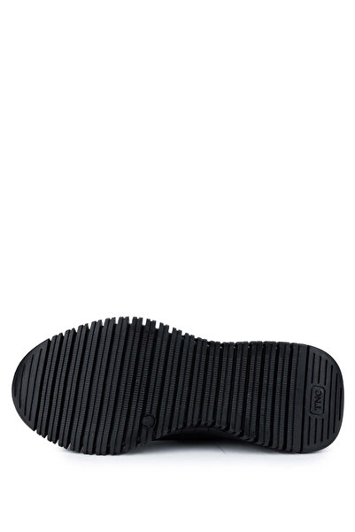 Tamer Tanca Kadın Hakiki Deri Siyah Nubuk Casual Ayakkabı