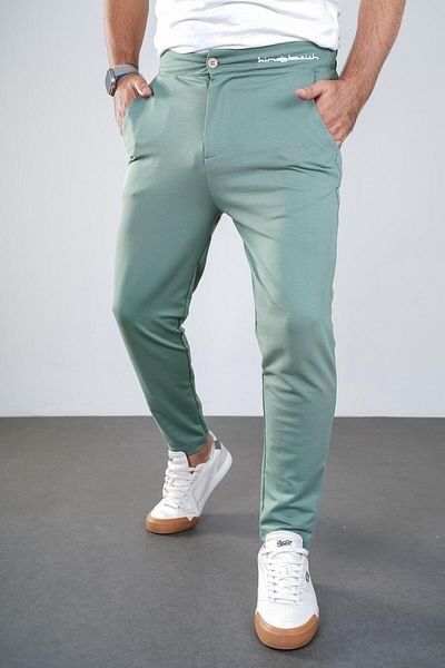 king brich Ανδρική φούτερ Kingbrich Slim Fit Bottom - Με τσέπες και ελαστική μέση