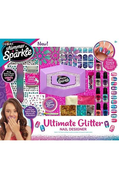 Shimmer N Sparkle Ultimate Glitter Nail Designer Set