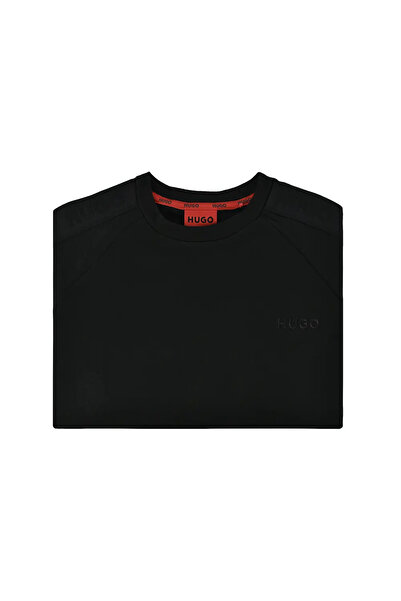 HUGO Men's Regular Fit Casual Long Sleeve Black Sweatshirt 50520494 -001