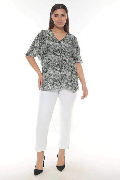 Lady Majestic 100% Viscose Plus Size Blouse