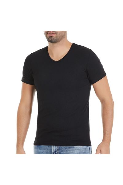 Yıldız Çamaşır 6 Pieces V-Neck Short Sleeve Modal Men's T-Shirt-Fanilla