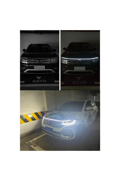 Genel Markalar Kaput Ledi Gündüz Ledi Kaput Arası Şerit Led Silikon 180 Cm Uy...