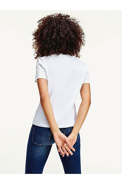 Tommy Hilfiger Women's T-Shirt Dw0Dw09198-Ybr