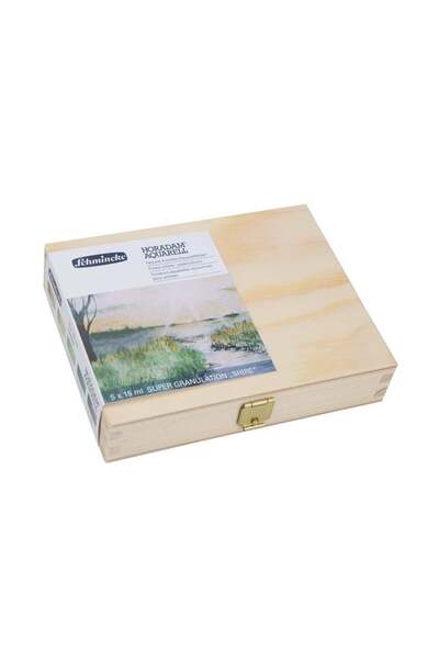 Schmincke Horadam Supergranulation Suluboya Shire Set Ahşap Kutu 5x15 ml