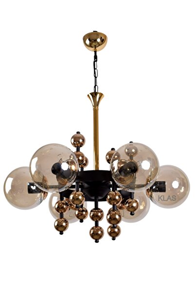 KLAS AYDINLATMA ORKİDE 6LI LÜX MODERN SPOR AVİZE