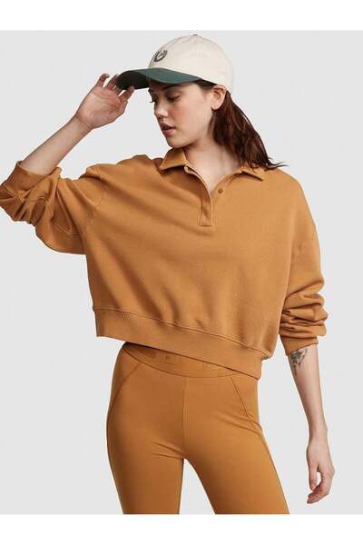 PINK Ivy Polo Rugby Sweatshirt