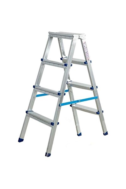 Genel Markalar Asvera - 4 4 Basamaklı Çift Çıkışlı Profil Merdiven (EV, BAHÇE, IŞYERİ IÇİN UYGUN)