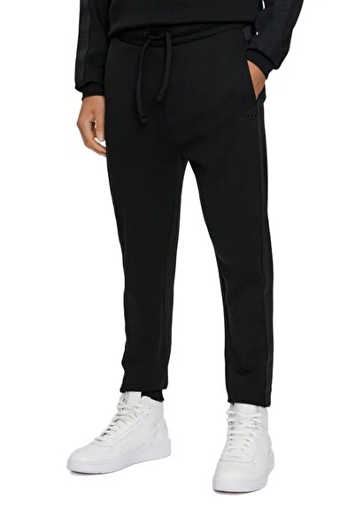 HUGO Erkek Regular Fit Lastikli Paça Spor Siyah Pantolon 50520501-001
