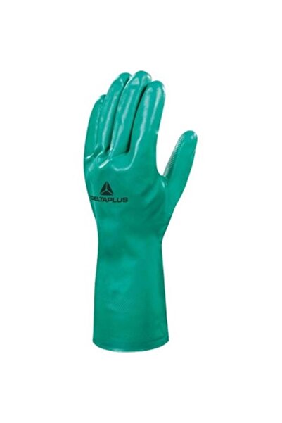 Delta Plus Nıtrex Ve802 (10/11) Yeşil Nitril Pamuk Flok Astarlı Eldiven
