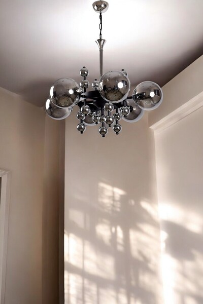 KLAS AYDINLATMA ORKİDE 6LI LÜX MODERN SPOR AVİZE