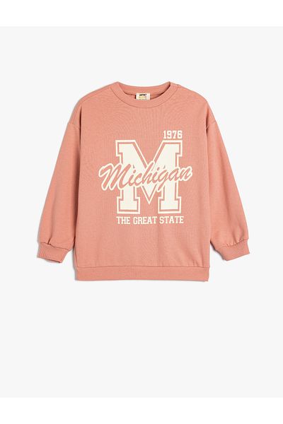 Koton Kız Çocuk Pembe Sweat - 5wkg10127ak