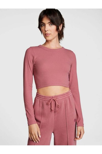 Victoria's Secret Fitilli Uzun Kollu Crop