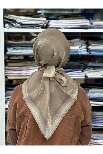 PİRAMİT Amber Glitter Scarf