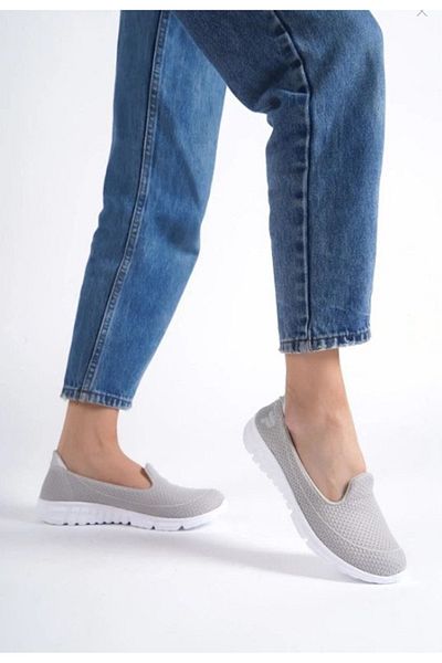 Afilli Pantofi de damă Stone Grey - Casual, fără șireturi și confortabili, ușori
