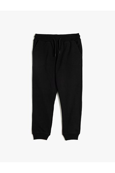 Koton Cotton Jogger Sweatpants - Δέσιμο στη μέση και ράστερ