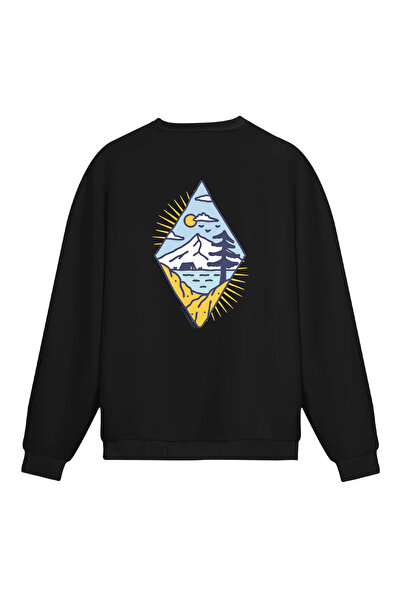 Mounte Bianca Unisex Uno - Obična majica sa kapuljačom