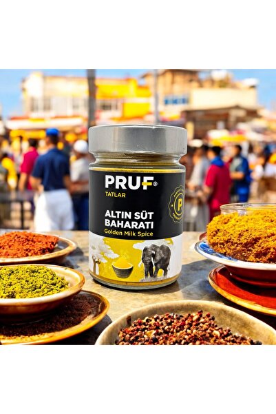 PRUF Altın Süt Baharatı / Golden Milk Spice 145 Gr. Cam Kavanoz