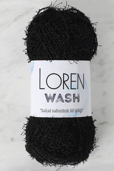 Loren R004 Μαύρο πανί απολέπισης - 100% πολυεστέρας, πιάτο και σχοινί γένια