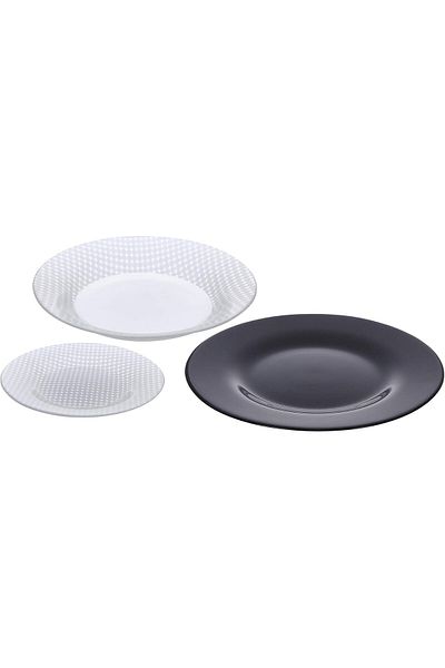 Paşabahçe Pasabahce Dinnerware Set - 18 Pieces, Midas,Multi Color