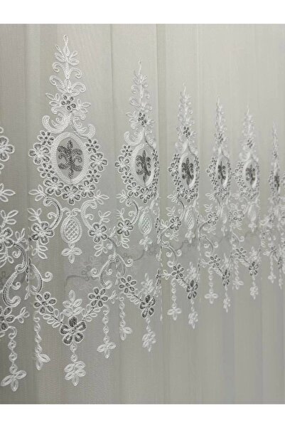 NİVEMESHOME Nivemeshome Libra 1/3 Frequent Pleated Tulle Curtain Apm