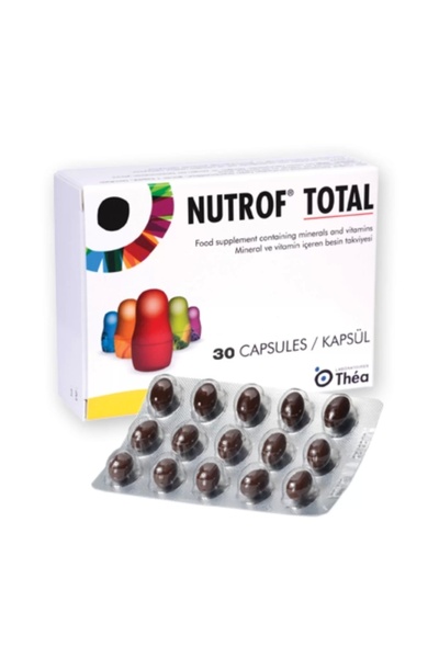 Nutrof Total دعم المغذيات النباتية 30 كبسولة