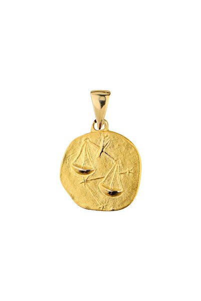 GOLDKUPE 14 Ayar Altın Terazi Burç Kolye Ucu 1,80 gr