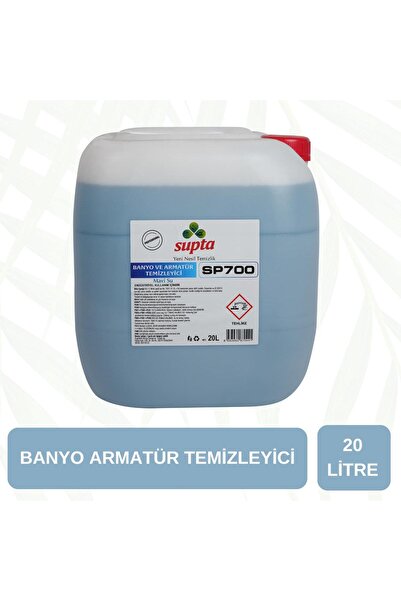 Supta Mavi Su Banyo Armatür Kireç Çözücü 20 Litre
