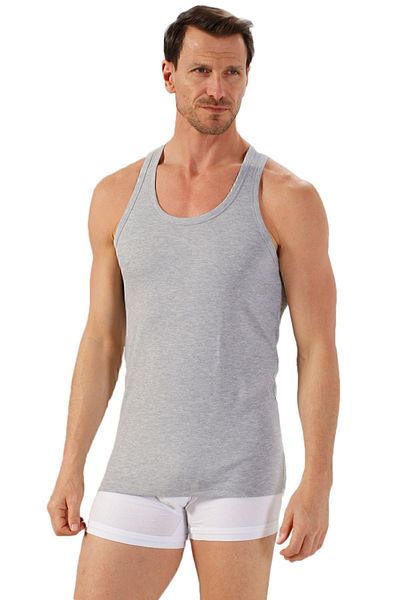 ÖZKAN underwear Özkan 0267 Men's Cotton Lycra Single Jersey Flexible Comfortable Back Cross Athlete Rambo Athlete
