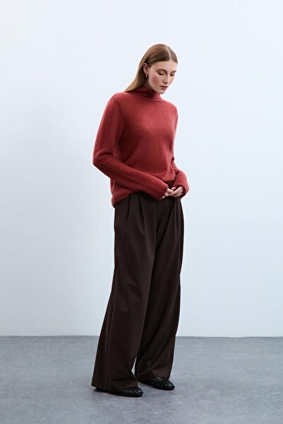 Serianno Balıkçı Yaka Mohair ve Yün Karışımlı Kazak