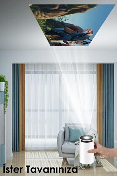 Wair Teknoloji Hy300 Pro Taşınabilir Sinema Projeksiyon 720p Ev Sineması Bluetooth Android 11 Akıllı Projektör