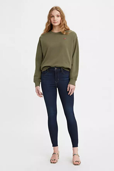 Levi's 720 Дамски дънки с висока талия, супер тесни, тъмносини, 52797-0293