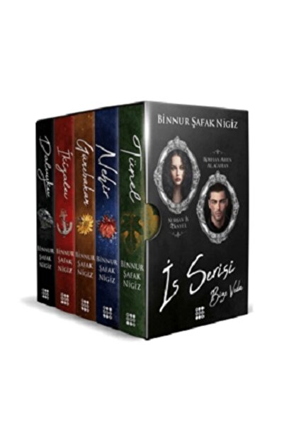 dokuzyayinlari İs Serisi 5 Kitap Takım (Kutulu Ciltli) Binnur Şafak Nigiz Kit...