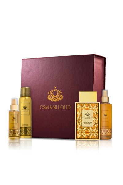 Osmanlı Oud Golden Leaf 4’lü Unisex Parfüm Seti – Meyvemsi ve Çiçeksi– 9851