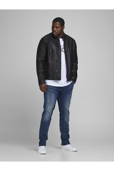 Jack & Jones Jack&Jones Essentials 12182461 - Мъжко черно палто