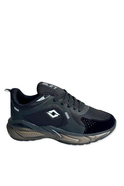 SOLAZER Men's Black White Sneaker Casual Sports Shoes 035