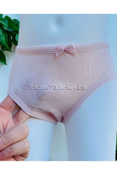 RENK YAPI RÜYASI Chiloți din bumbac pentru fete 3 bucăți - Slip și chiloți jacquard