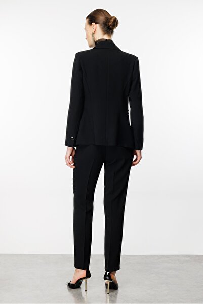 Moda İlgi Modailgi Klasik Yan Cep Takım Pantolon - 7543 Siyah
