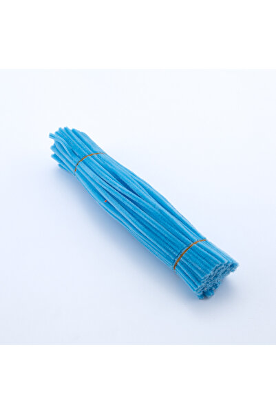 Bimotif 20li  tel tüylü tel şönil, 30 cm, turkuaz